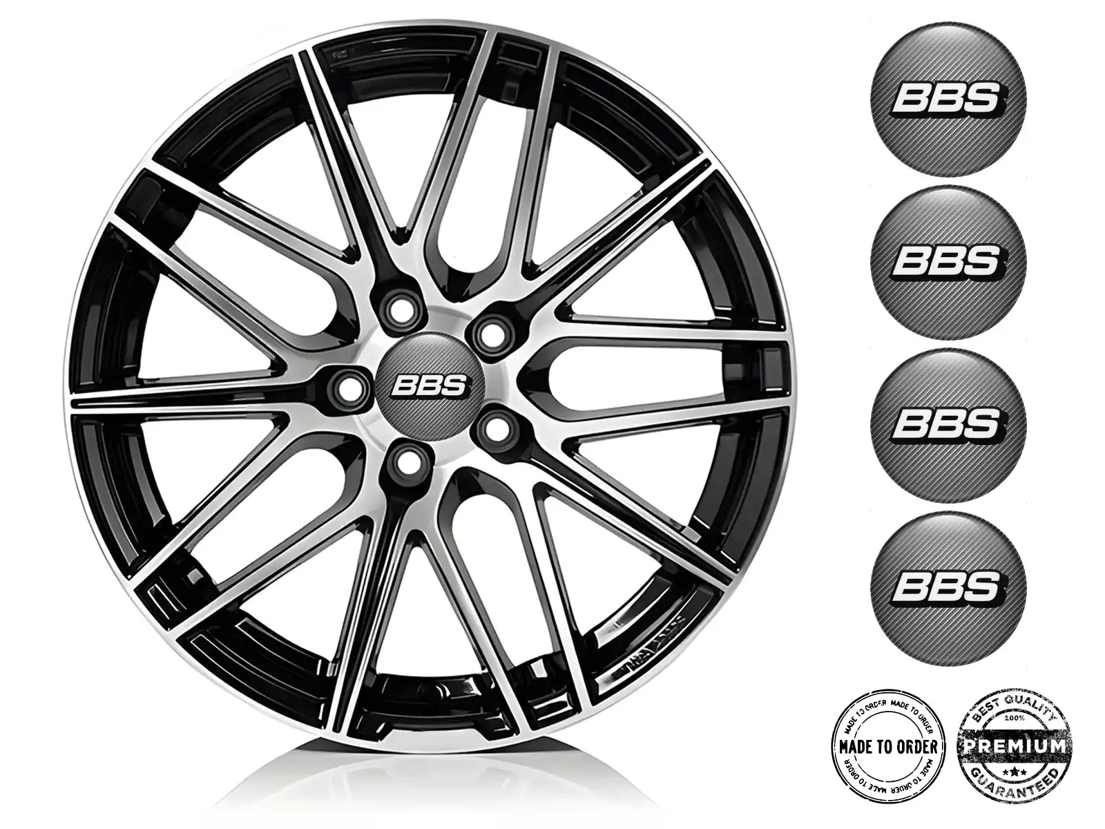 BBS Autocollant Roue Logo Flux Ultime Plasma Surge
